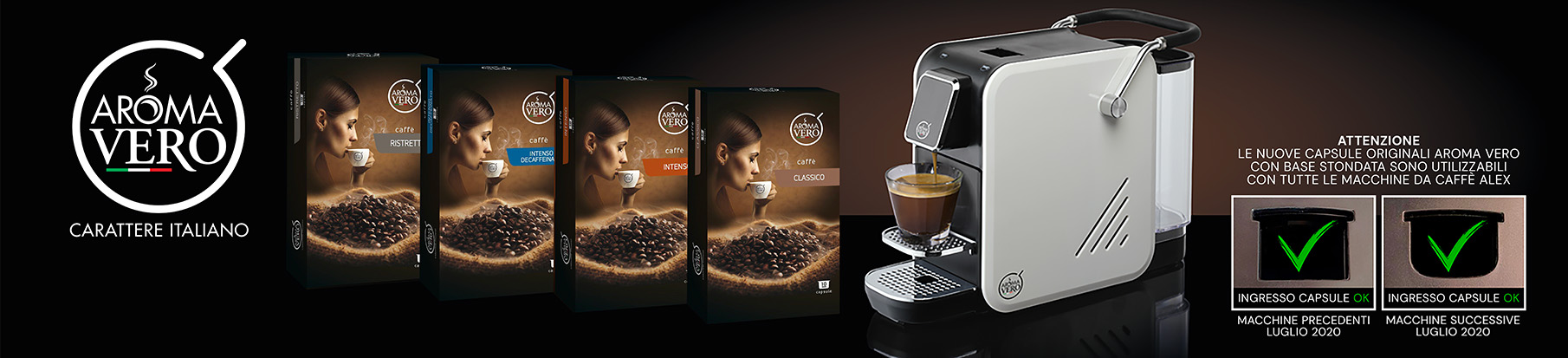 Capsule originali Aroma Vero Alex Capsule originali Aroma Vero Alex